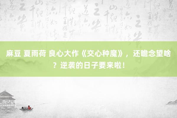 麻豆 夏雨荷 良心大作《交心种魔》，还瞻念望啥？逆袭的日子要来啦！