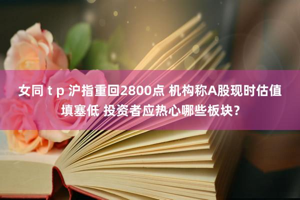 女同 t p 沪指重回2800点 机构称A股现时估值填塞低 投资者应热心哪些板块？