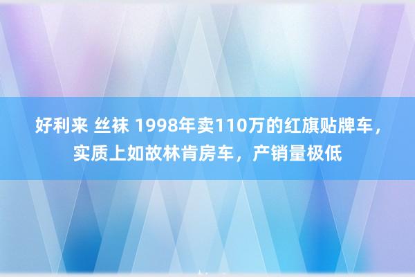 好利来 丝袜 1998年卖110万的红旗贴牌车，实质上如故林肯房车，产销量极低